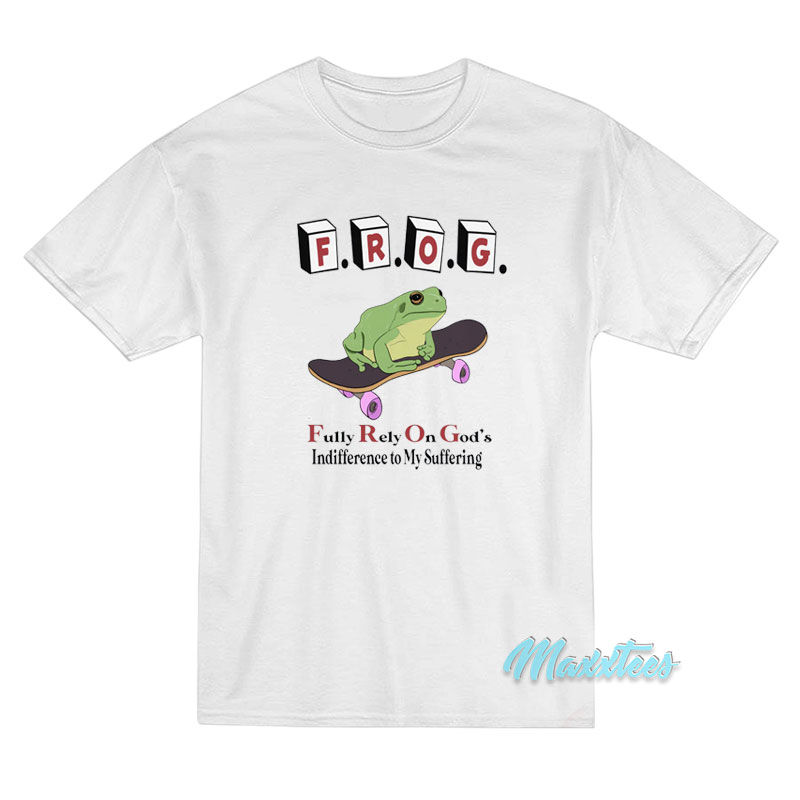 Frog Fully Rely On God's T-shirt