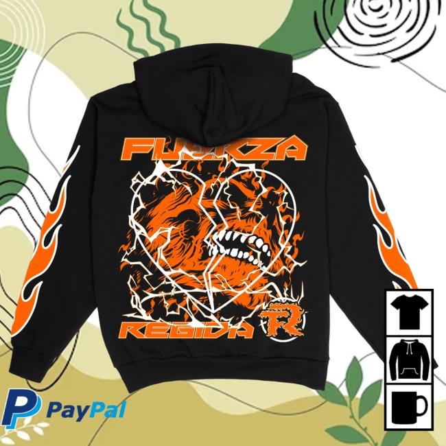 Fuerza Regida Merch Fr Halloween Hoodie – Black