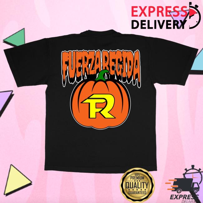 Fuerza Regida Merch Jack-o-lantern – Black Tee