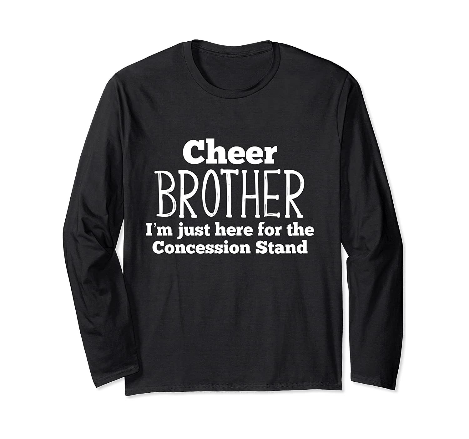 Funny Cheer Brother Boys Shirt Sibling Cheerleader Son Cute