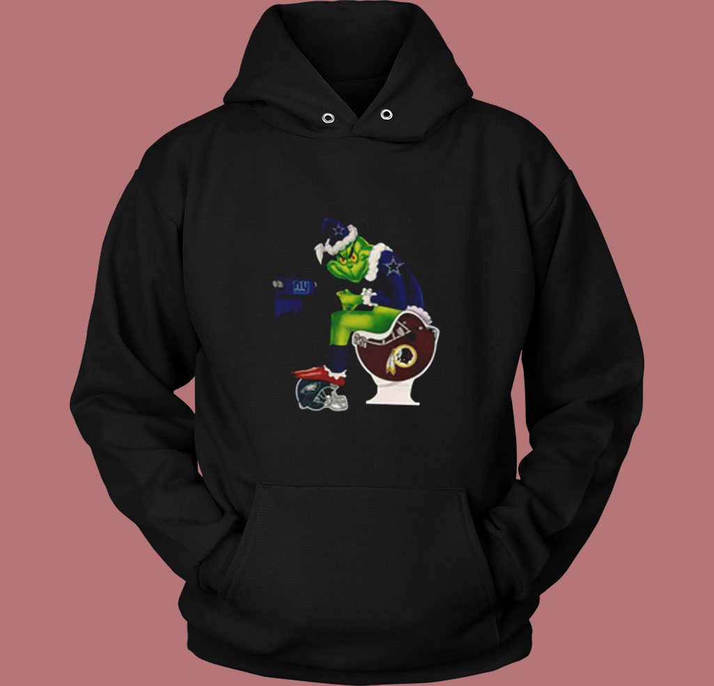 Funny Grinch Nfl & Dallas Cowboys Vintage Hoodie