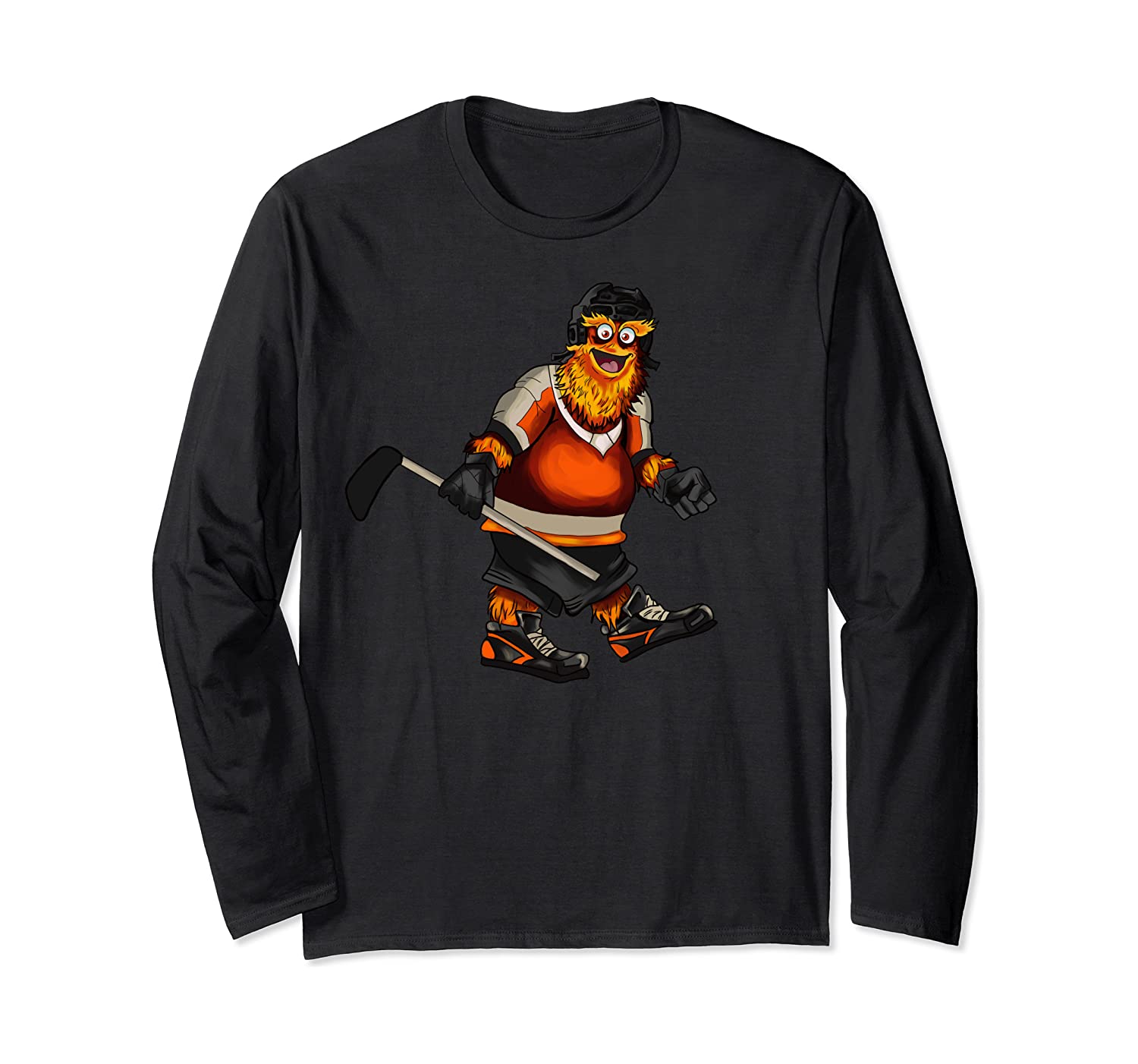 Funny Gritty Mascot Long Sleeve T Shirt Gift For Men & Women