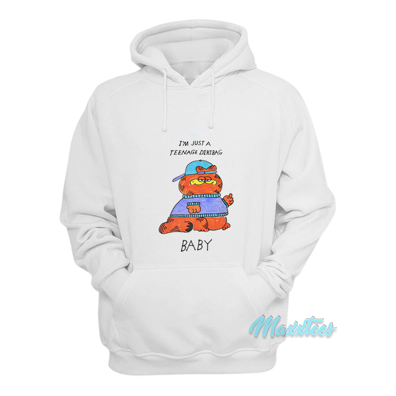 Garfield I'm Just A Teenage Dirtbag Baby Hoodie