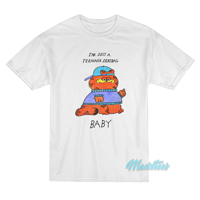 Garfield I'm Just A Teenage Dirtbag Baby T-shirt