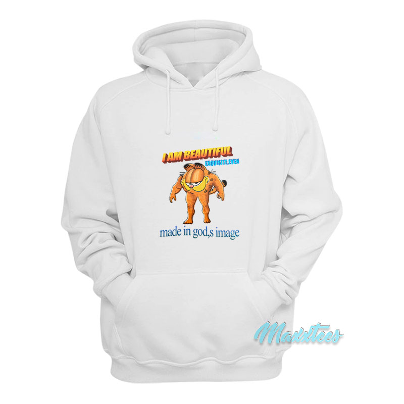 Garfield I Am Beautiful Made In God's Hoodie