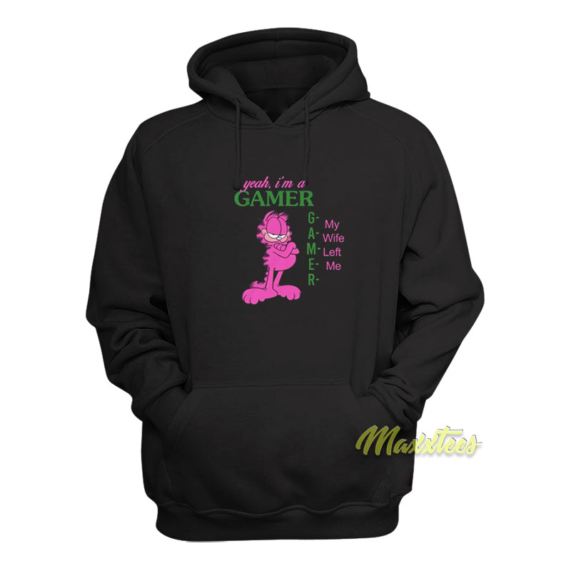 Garfield Yeah I'm A Gamer Hoodie