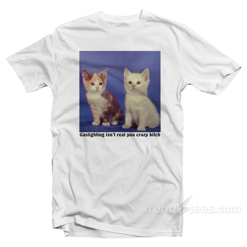 Gaslighting Isn't Real You Crazy Bitch T-shirt