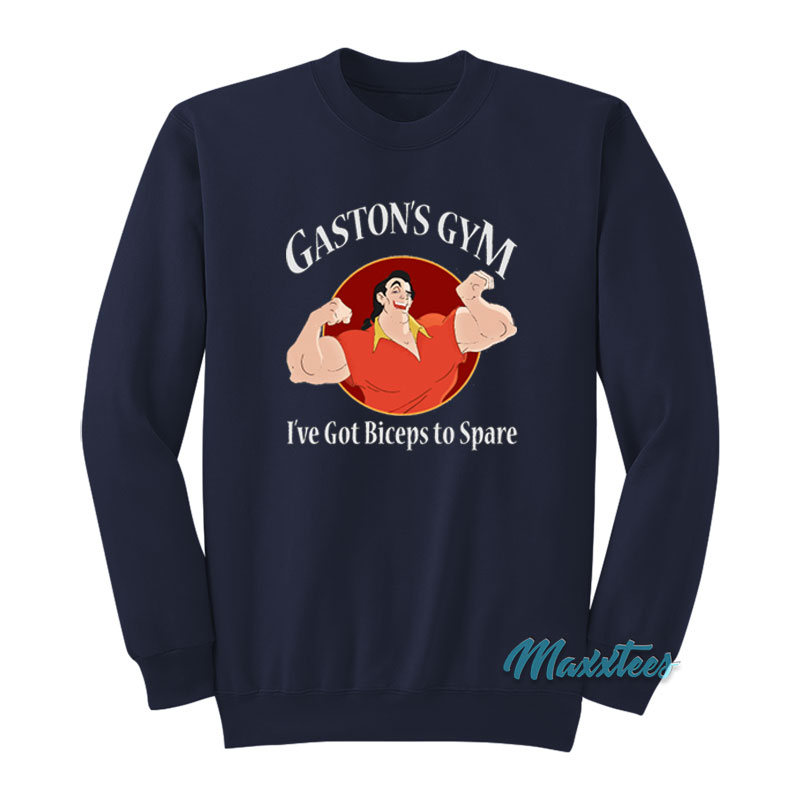 Gaston's Gym I've Got Biceps To Spare Sweatshirt
