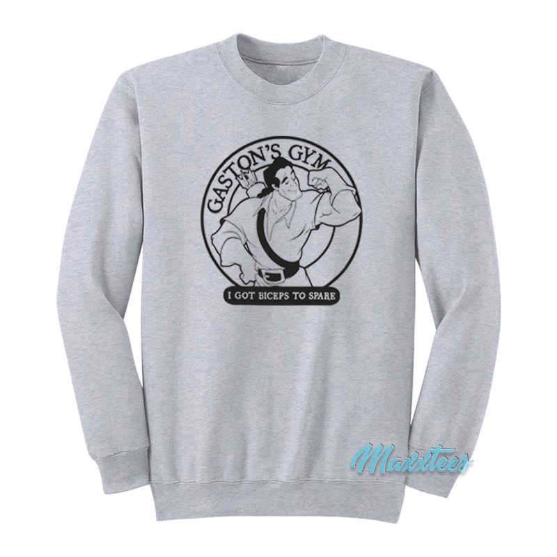 Gaston's Gym I Got Biceps To Spare Sweatshirt