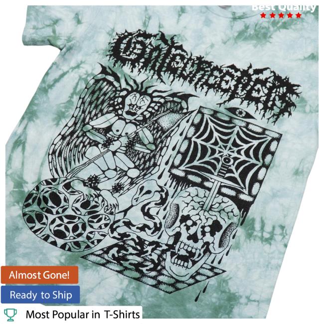 Gatecreeper Merch Death Maze Dye Tee – Moss