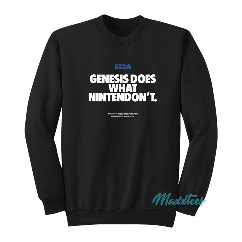 Genesis Does What Nintendon't Sweatshirt