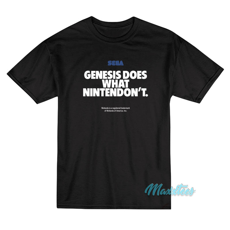Genesis Does What Nintendon't T-shirt