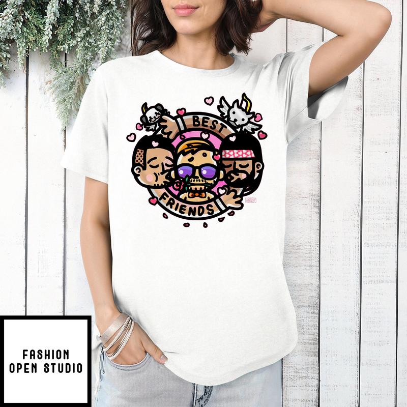 Get In Good Best Friends Orange Cassidy Valentine’s Day T-shirt