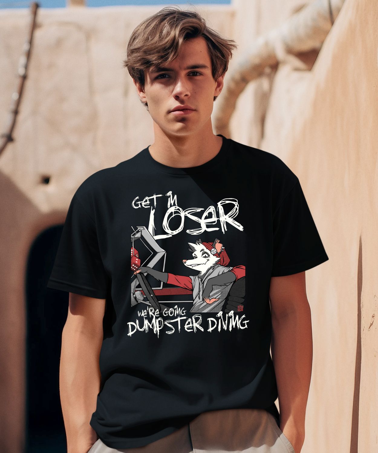 Get In We’re Going Dumpster Diving Shirt