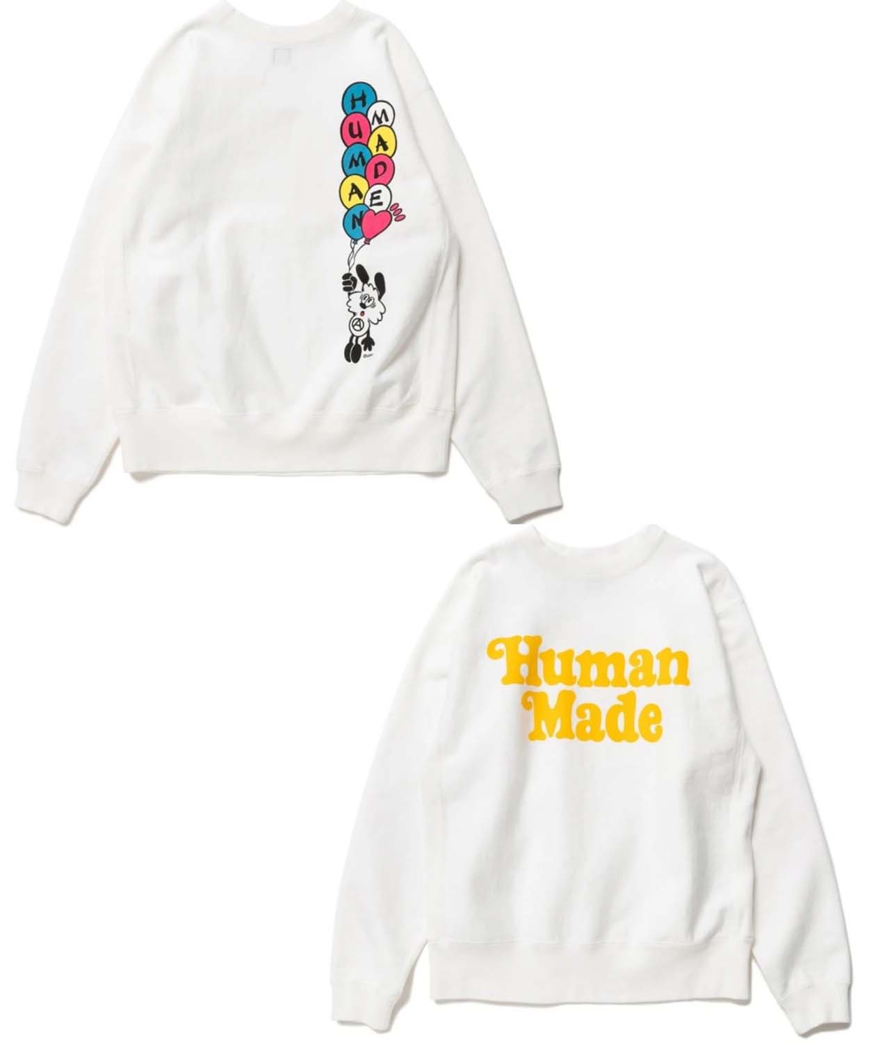 Girls Don’t Cry Merch White Verdy X Human Made Crewneck Sweatshirt