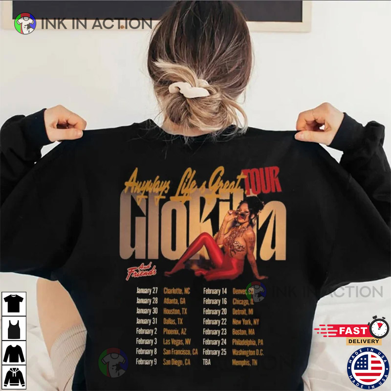Glorilla Anyways Life’s Great Tour 2023 T-shirt