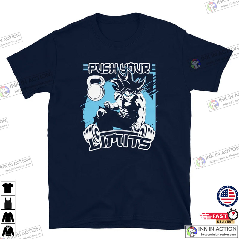 Goku’s Gym Push Your Limits Dragon Ball Super T-shirt