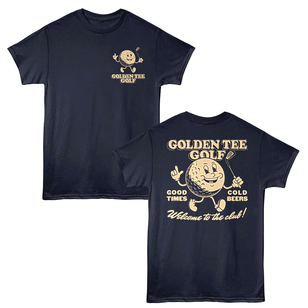 Golden Tee Welcome To The Golf Club Men's T Shirt