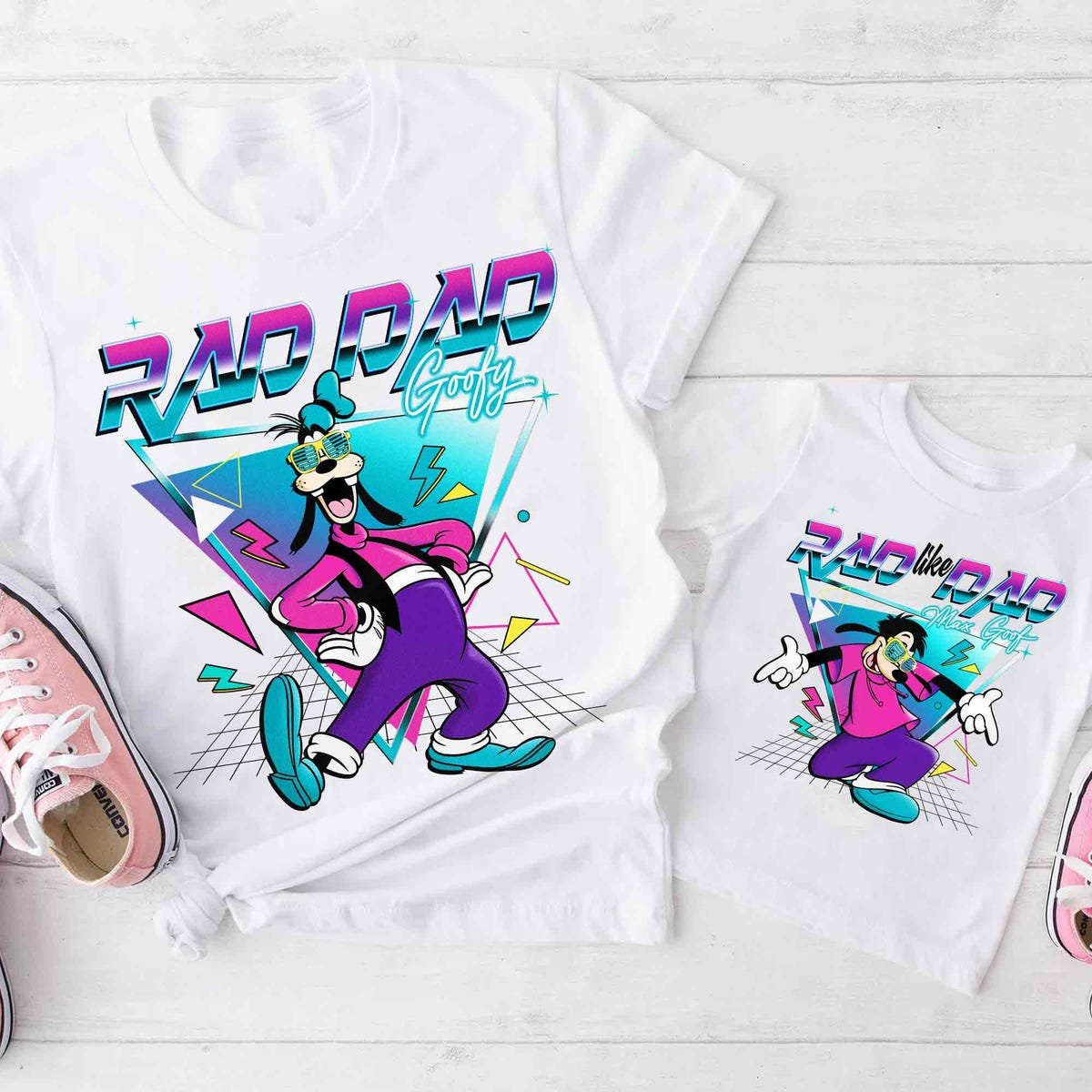 Goofy Dad Shirt 90s Disney Father's Day Gift Matching Dad Son Tee