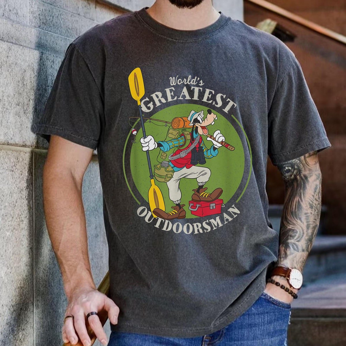 Goofy Outdoorsman Shirt Retro Style Father's Day Gift.jpg