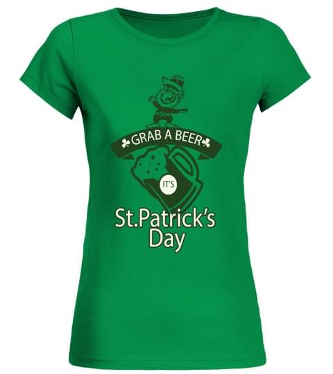 Grab A Beer St.patrick's Day Shirt