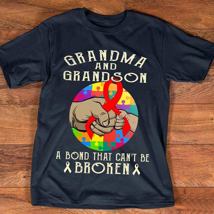 Grandma And Grandson A Bond That Can't Be Broken Shirt