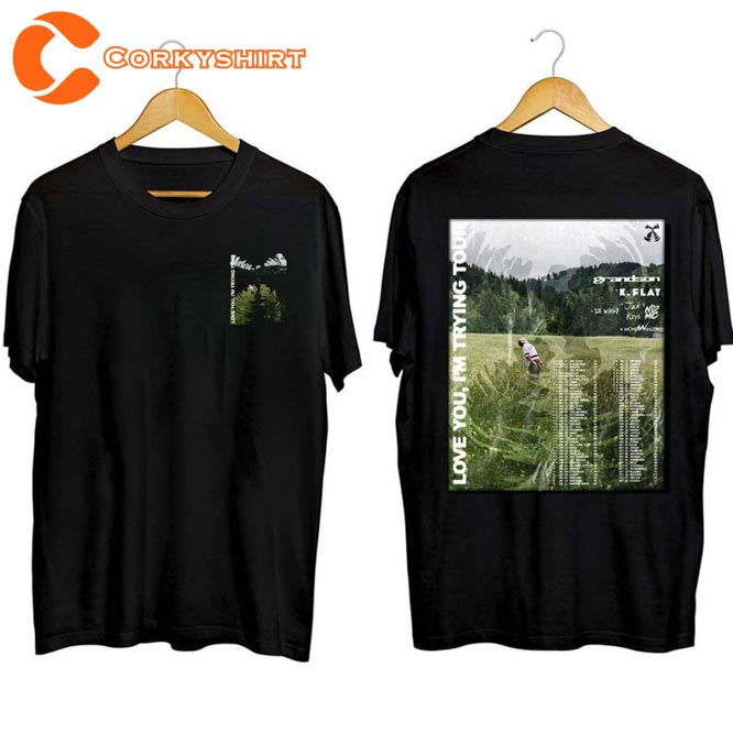 Grandson Love You I’m Trying Tour 2023 Concert T-shirt