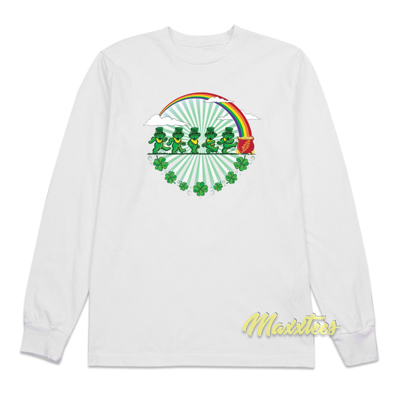 Grateful Dead St Patrick's Bear Dance Long Sleeve Shirt