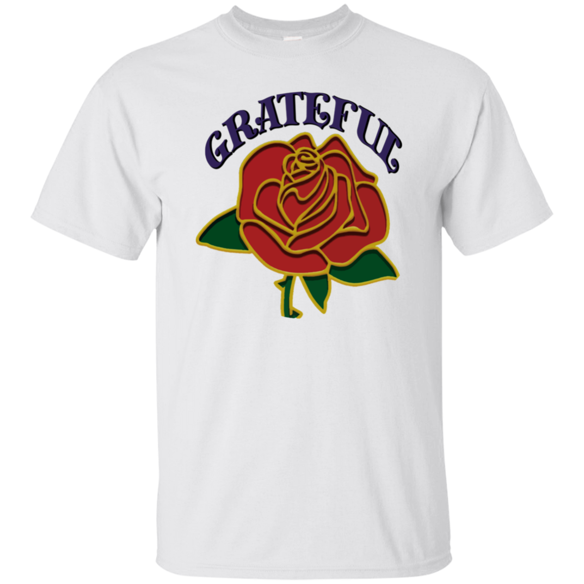Grateful Red Rose Ultra Cotton Unisex Tshirt