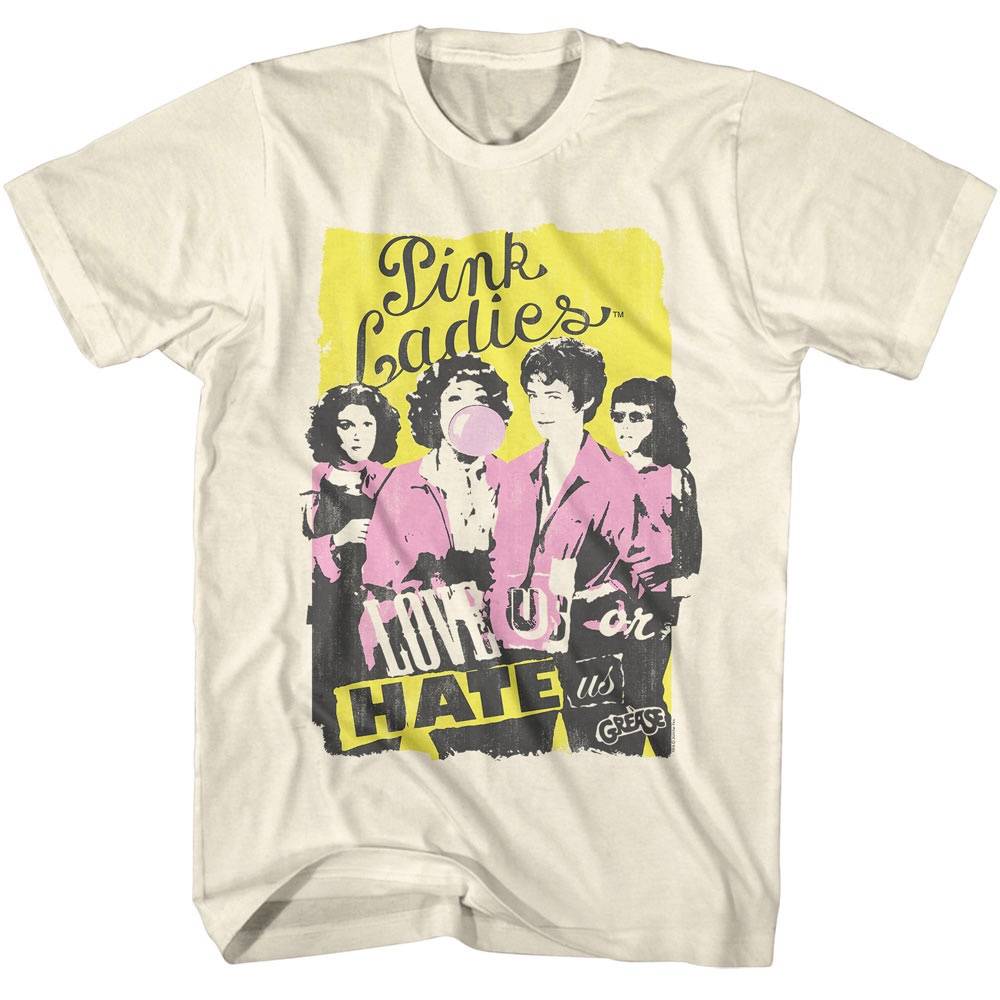 Grease Pink Ladies Love Or Hate Us Men's T Shirt