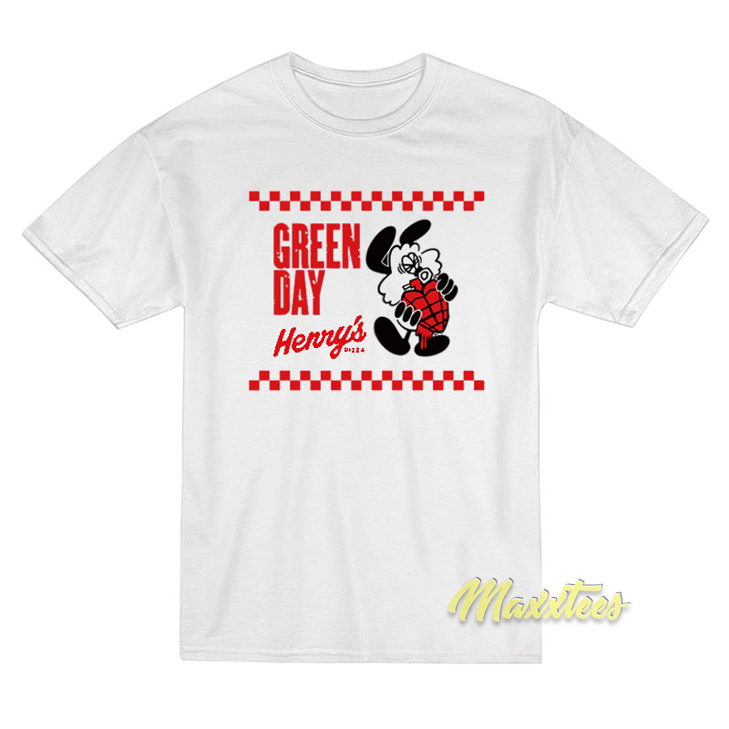 Green Day X Henry's Pizza T-shirt