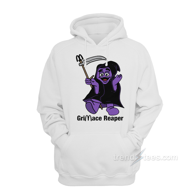 Grimace Reaper Mcdonald's Hoodie