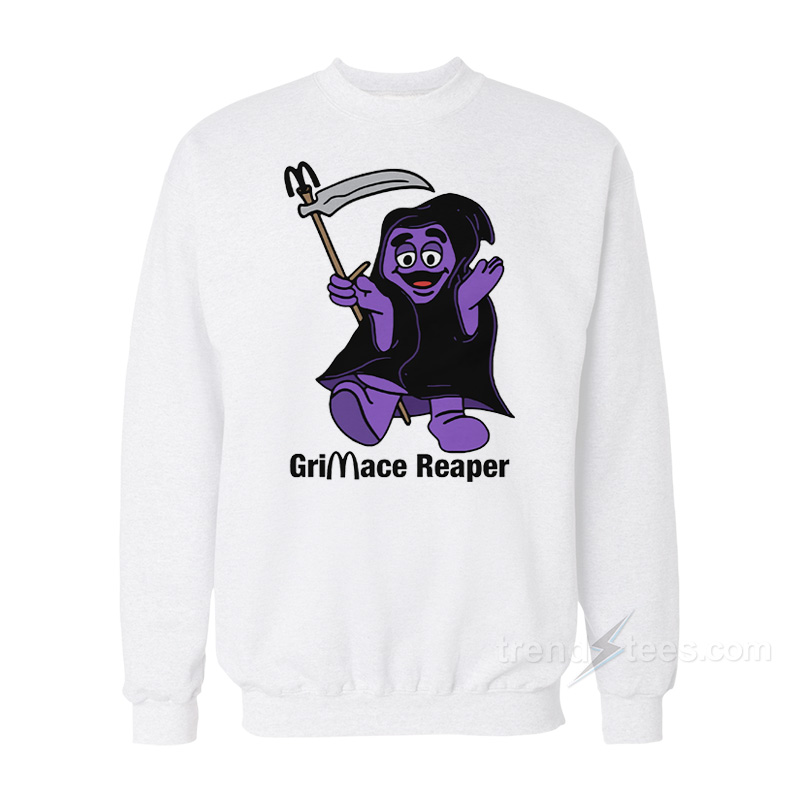 Grimace Reaper Mcdonald's Sweatshirt