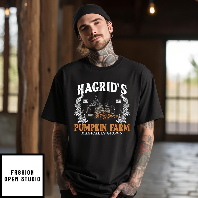 Hagrid’s Est. 1981 Pumpkin Farm Magically Grown Halloween T-shirt