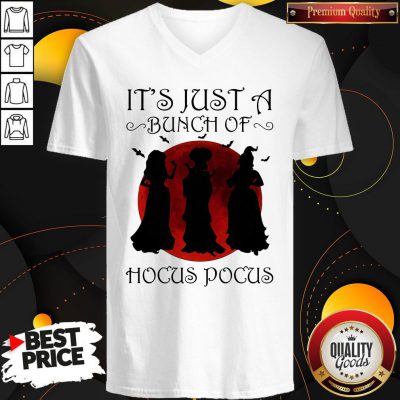 Halloween Witch It's Just A Bunch Of Hocus Pocus V-neck