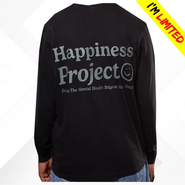 Happiness Project Merch Brand New Essential Long Sleeve – Black