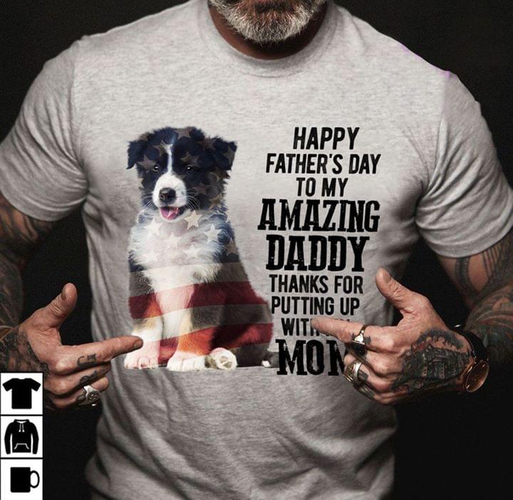 Happy Father's Day To My Amazing Daddy With Mom T-shirt Sweatshirt Hoodie