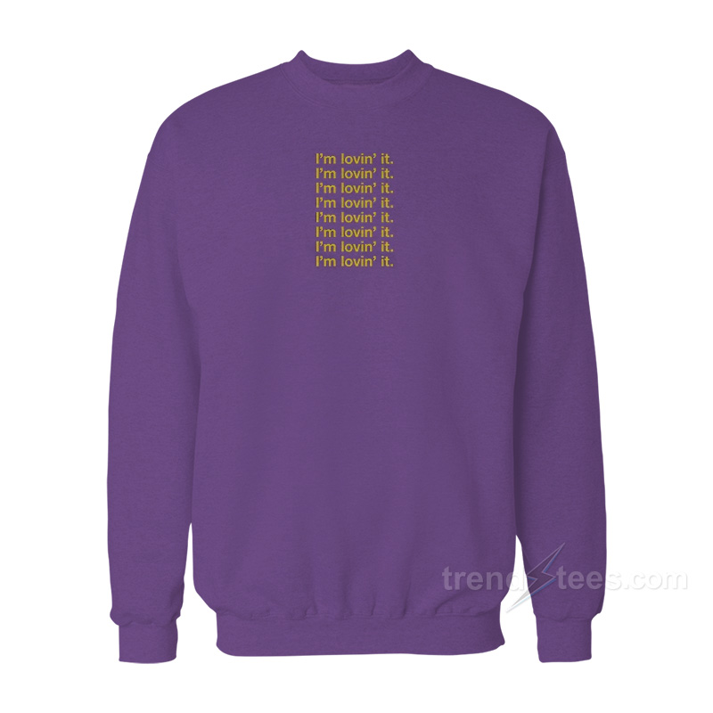 Happy Meal Bts X Mcdonald's I'm Lovin' It Sweatshirt