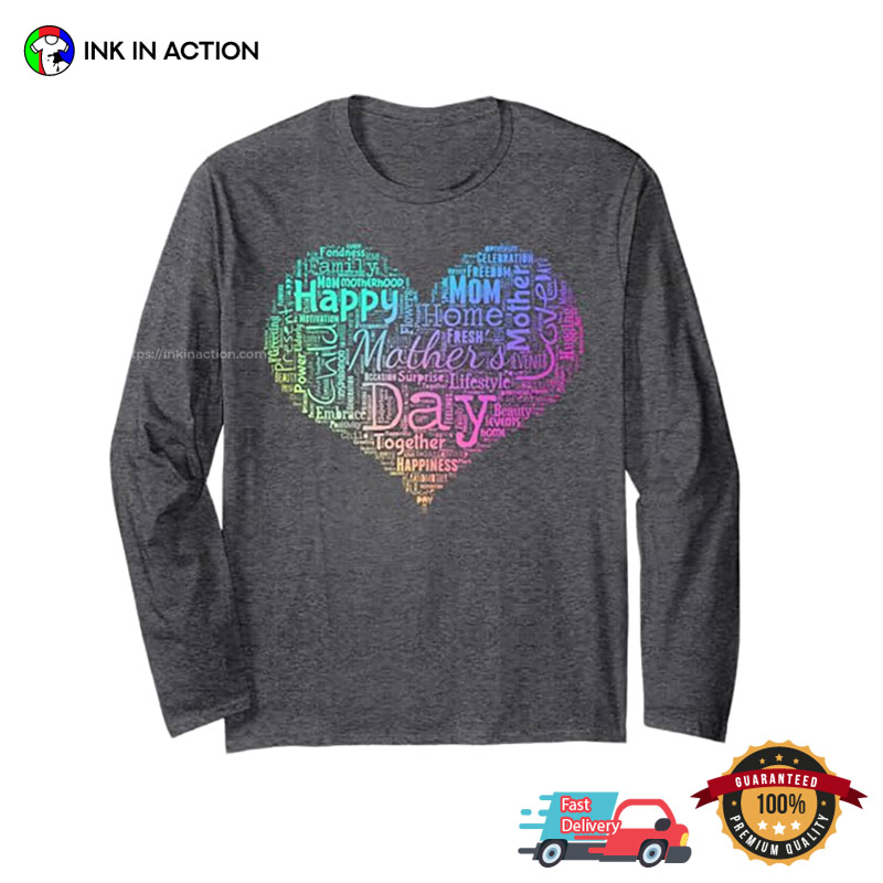 Happy Mother’s Day 2025 Heart T-shirt