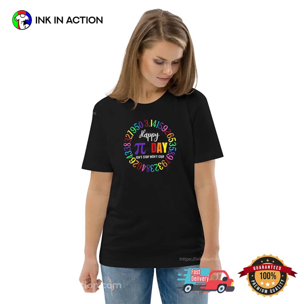Happy Pi Day Can’t Stop Won’t Stop T-shirt