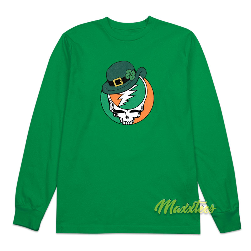 Happy St Patrick's Day Grateful Dead Long Sleeve Shirt