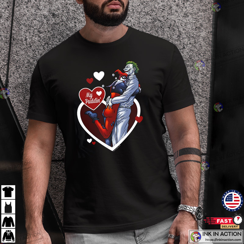 Harley Quinn And The Joker My Puddin’ Dc Comics T-shirt