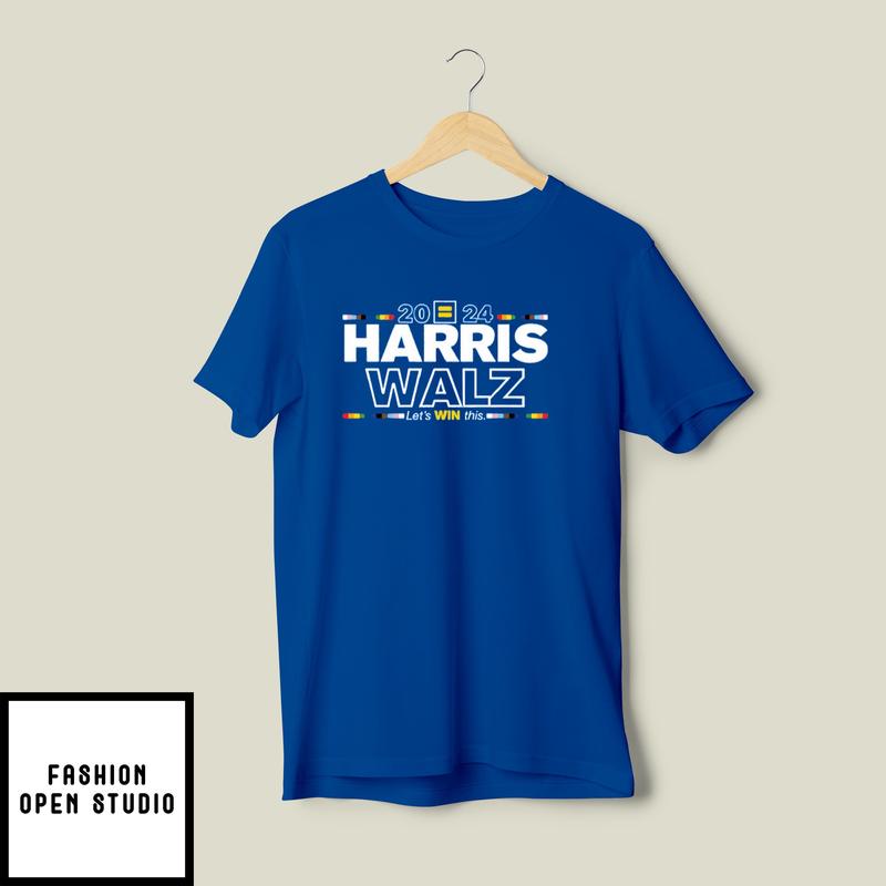 Harris Walz 2024 Let’s Win This T-shirt