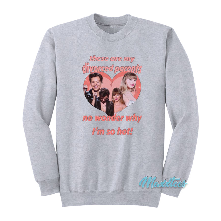 Haylor I Am A Child Of Divorce I'm So Hot Sweatshirt