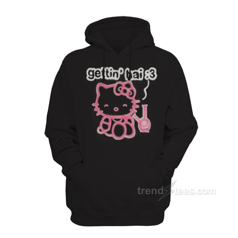 Hello Kitty Gettin' Hai Meme Hoodie