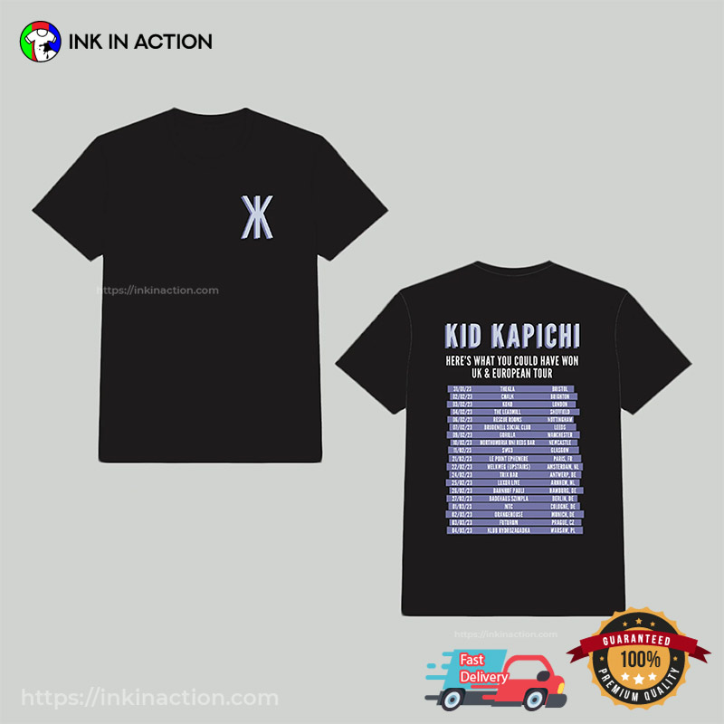 Here’s What You Could Have Won Tour Kid Kapichi Concert T-shirt