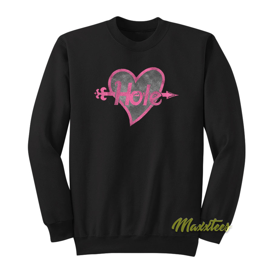 Hole Cupid's Arrow Heart Logo Sweatshirt