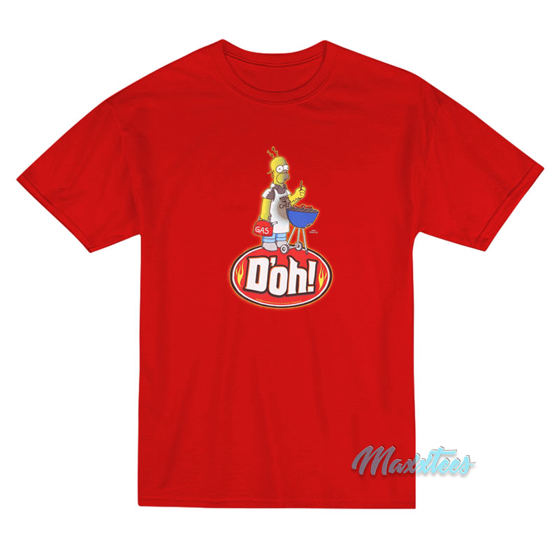 Homer Simpsons Kiss The Chef D'oh T-shirt