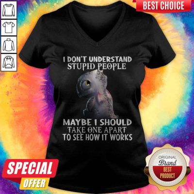 Hot I Don't Understand Stupid People Maybe I Should Take One A Part To See How It Works V-neck