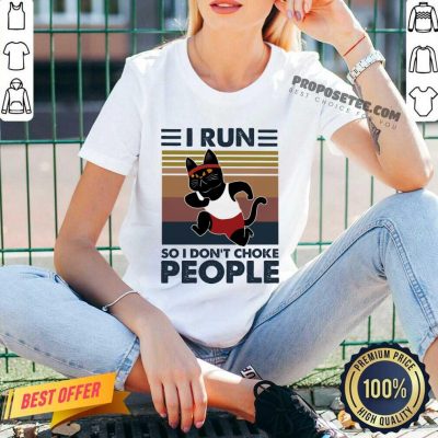 Hot I Run So I Don't Choke People V-neck
